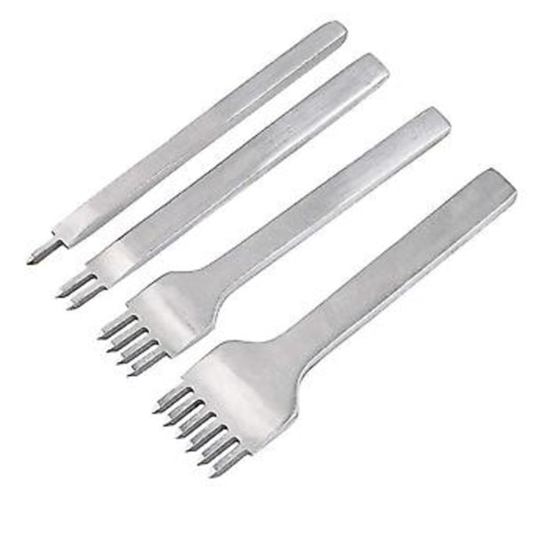 Nyöritystyökalusetti DIY-askarteluun 4 mm rei'illä 1/2/4/6 per