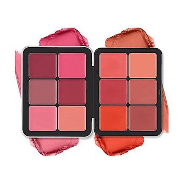 12-färgs Rougepalett Hudvänlig Ljusare Hy Multicolor Rogue Plate Concealer Plate