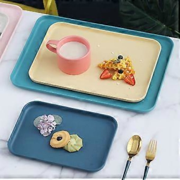 Serveringsbricka, Köksbricka Vete Te Dessert Serveringsbricka Frukt Snacksbricka Snabb Respons