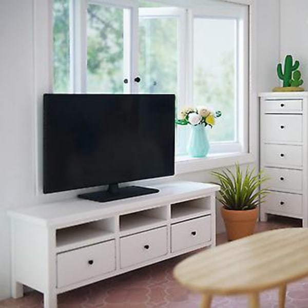 TV-bänksskåp i skala 1/6, TV-möbel för Lief Scene Möbelleksak Ornament