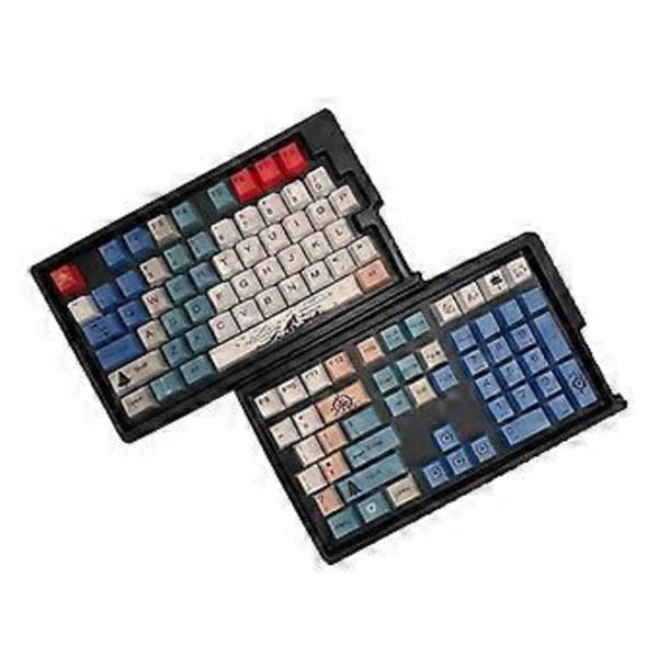PBT Keycap OEM Profil Fem-Sidet Dye-Sublimering Keycap 108 Taster Lysbestandig Personlighet for Tast for Mekanisk Tastatur