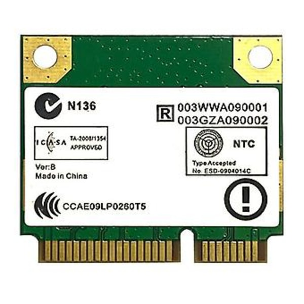 Rtl8822ce Taajuus Gigabit Wifi Tooth 5.0 Mini Pcie Langaton Moduuli 867mbps
