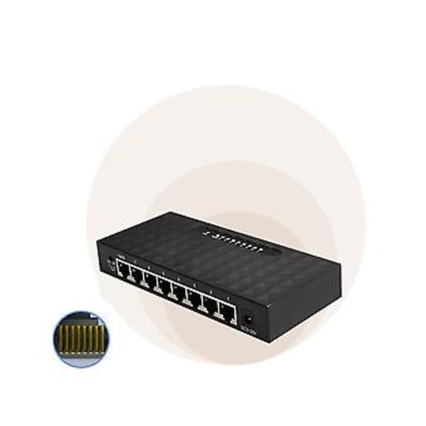 8-porttinen Etet Ser High Performance 1000mbps S Rj45 Hub Internet Injector E