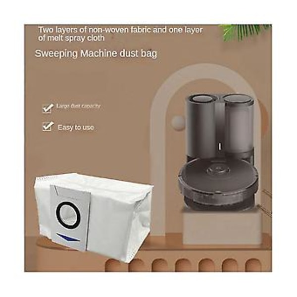 18 kpl Deebot X1 Omni Turbo T10 Omni -imurin lisätarvikkeita D-pussit