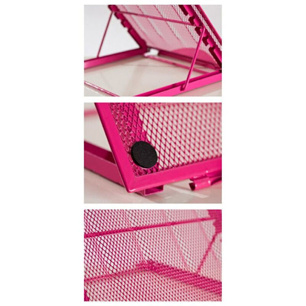 Multifunktionel justerbar stand, metal staffeli, laptop stand, seks-positions justerbar varmeafledning foldning