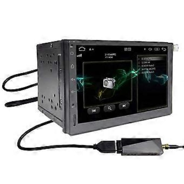 /+ Antenne med USB-adapter Universal Android Bilradio GPS Stereo Mottaker + Signal Hovedenhet Spiller