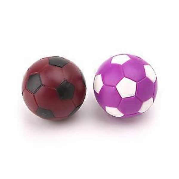 2 kpl Pöytäjalkapallo Jalkapallopallot Vaihtopallot, Mini Värikäs 36mm Sisäpeli