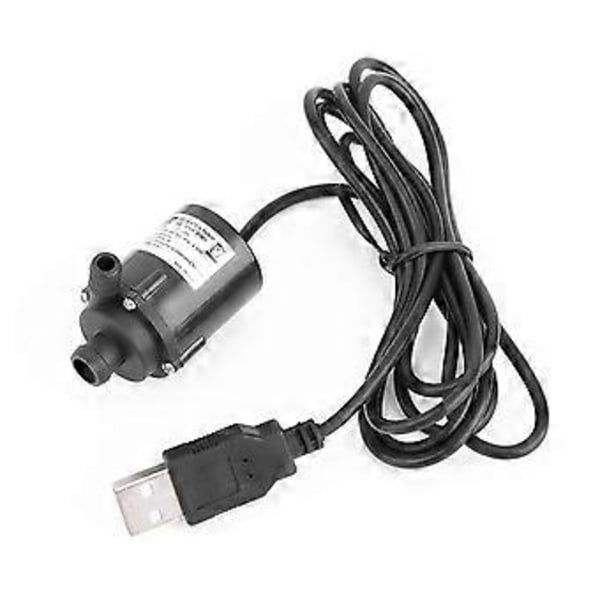 6V 150l H Mikro Børsteløs Senkbar Vannpumpe Motor Kjølepumpe USB GD