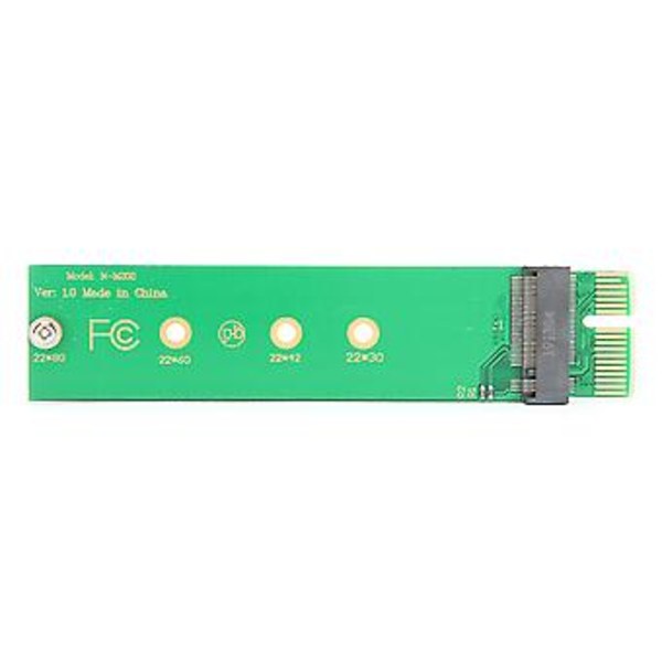PCI E til NGFF M.2 Harddisk NVME Adapterkort SSD Harddisk Kortlæser PCI E 1X Testkort