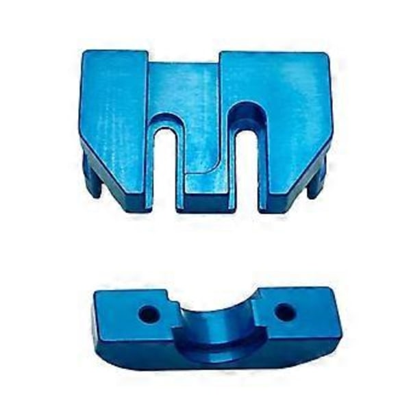 3D-printer, helmetall aluminiumslegering for E3D V6-print for hode for Ender3/V2/Ender 3 Pro/Ender 5 Pro, 1 sett