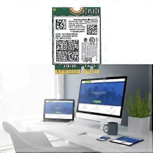 7260NGW WIFI Kort 04X6007 til T440 X240 Y40 Y70 Y50 4.0 Trådløs Netværksadapter Bluetooth-kompatibel 4.0