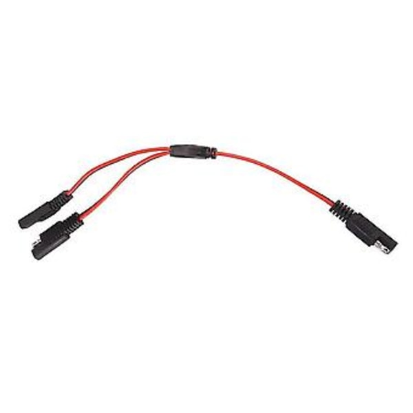 5 kpl DIY 1-2 SAE-virtajohdon jatkokaapelisovitin
