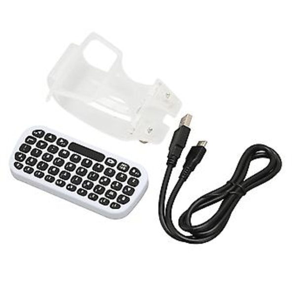 Ohjainnäppäimistö Ammattikäyttöön Chat Vioce Langaton Bluetooth-ohjaimen Näppäimistö Klipsipidikkeellä PS5-ohjaimelle