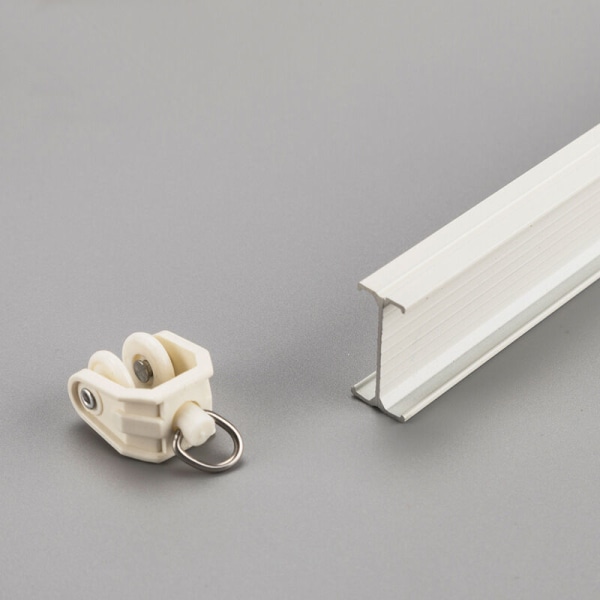 Meter Foldable Ceiling Curved Curtain Track Flexible Curved Curtain Track Flexible Curtain Rail for Curtain Track with Metal Curtain Hooks,