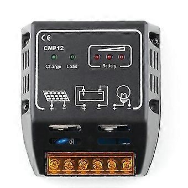 Solar Controller Cmp12 20a 12v/24v Solcelleanlæg Overvågning Pv Pwm