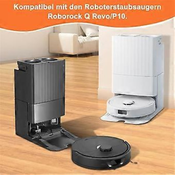 For Q P10 Robotstøvsuger Sidebørste Moppeklut Støvposer Reservedeler Tilbehør