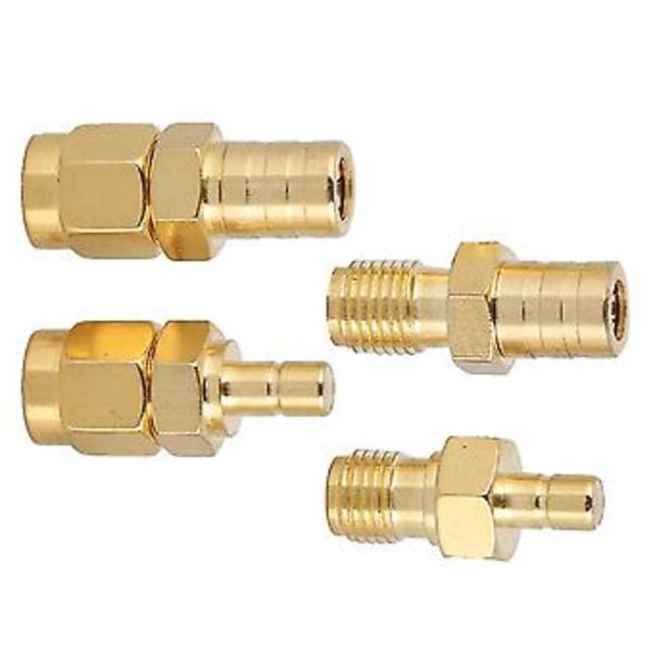 4 Typer RF Adapter SMA Adapter til SMB Kobling RF Konverter Sett for DAB Bilradio Antenne