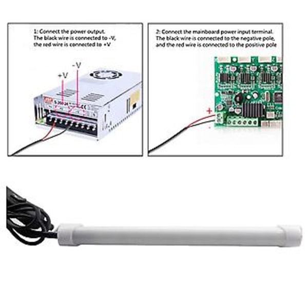 24V 4,5W LED-list för 3D-skrivare ER 3/Ender3 Pro/3V2/5,-10/10s