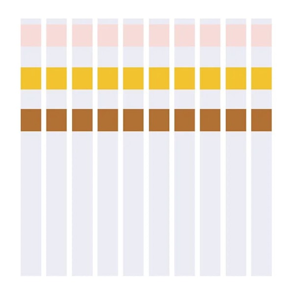 Vannhardhetstestremser - Raskt og enkelt testsett med 50 strimler ved 0-425 ppm Total kalsium- og magnesiumhardhetstest Ideell for myknere Oppvaskmaskin