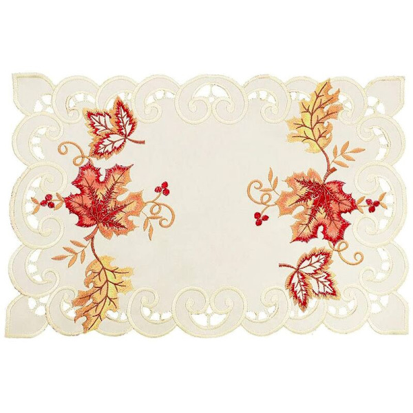 Europeisk stil hul plassmatte i high-end brodert