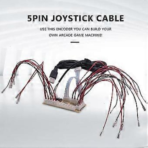 Ade Game Usb Enr PC till Joystick för Mame Retropie Projekt S