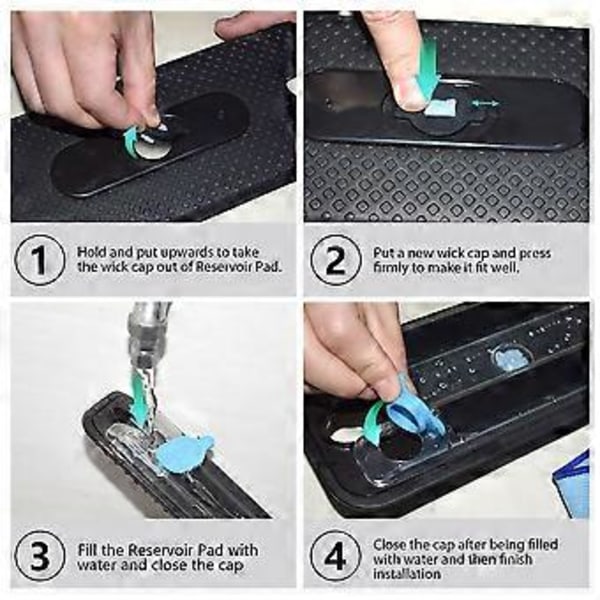 Osat Pro-Clean -säiliötyynylle Braava 380 380T MINT5200 Mint 4200A Mint4205 Mint5200C -lattianmoppausrobotille