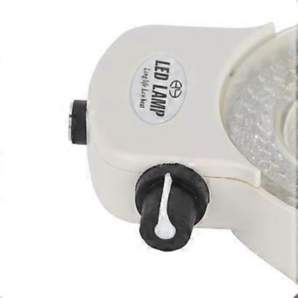 Säädettävä 144 LED Rengasvalolähde Stereomikroskoopille ja Kameralle AC100-240V US Pistoke