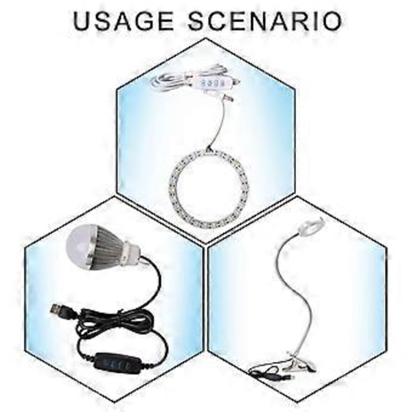 DC5V LED Dimnings Färgmatchnings Förlängningskabel LED Dimmer för LED-lampa
