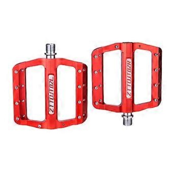 2 stk. Mountainbike JT02 Pedaler CNC Legering Leje Skridsikker Cykelpedal Stærke MTB Anti-skrid Stifter Cykelreparationsdele