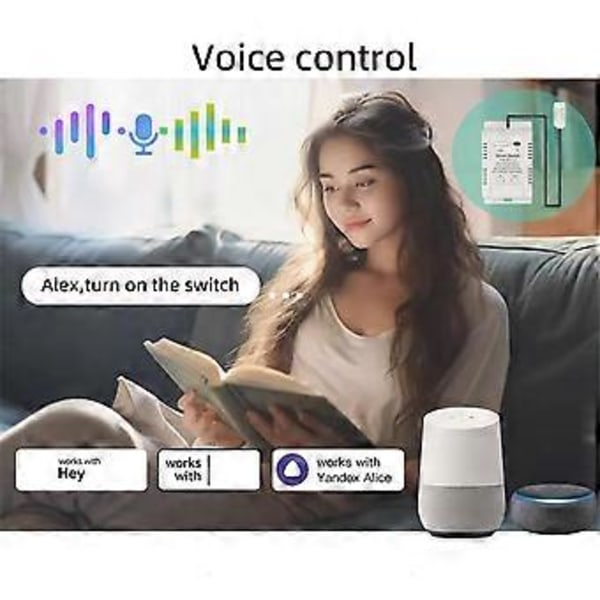 Smart Temperatur Bryter 20A med Temperatur Sensor Støtte Fjernkontroll for Akvarium Drivhus Planting