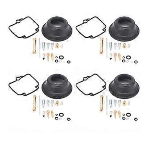 4 Sett Forgasser Reparasjonssett Forgasseroverhaling Passer Suzuki GSF400 GSF400P BANDIT