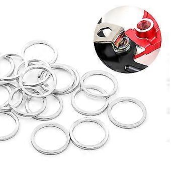 100kpl Ketjurattaan Pulttien Aluslevy Polkupyörän Ketjupyörän Ruuvit Tiiviste Kampiakselin Ketjun Pultin Aluslevy Rengas, 1mm