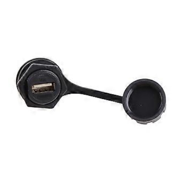 USB 2.0 Naaras Paneeli Läpivienti Liitin Asennus Pistoke Vedenpitävä IP67 Kansi