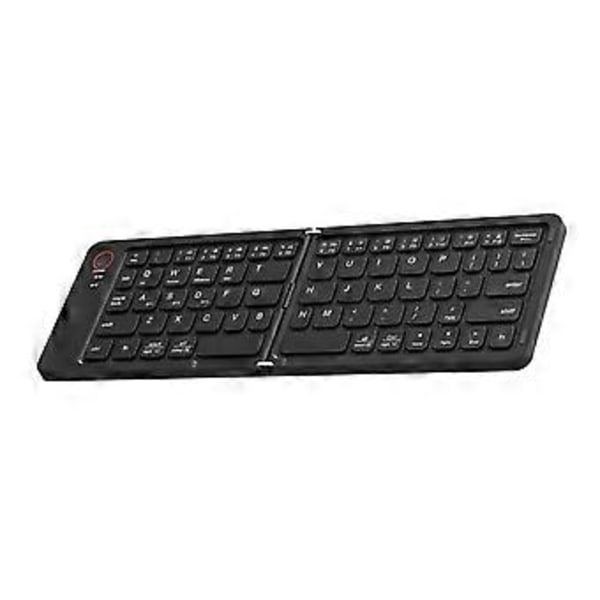Bærbart Bluetooth Sammenleggbart Tastatur for IOS/Android/Nettbrett Mobiltelefon Bærbart Tastatur Datatilbehør, A