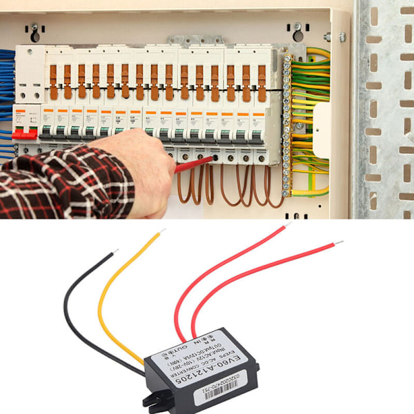 AC 10-28V till DC 12V Buck-omvandlare AC DC Step-Down Strömförsörjningsmodul (5A)