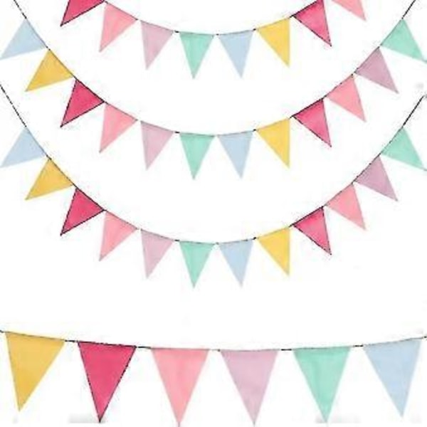 4 stk. Vimpelguirlande Vimpelbanner Vimpelguirlande Udendørs Dekoration Til Bryllupsfest Julefødselsdagsfest