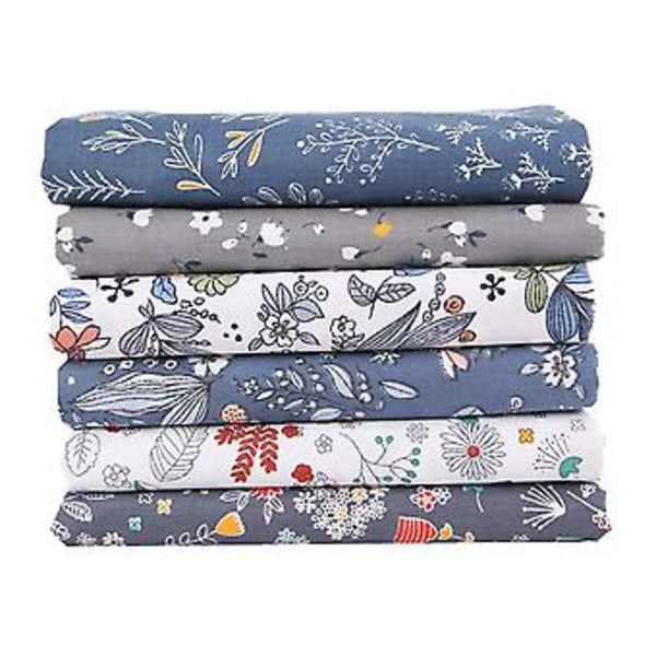 6 st Hantverk Fa Bundle Patch, sömnad Patch Mönster Tyger För Diy Scrapbo