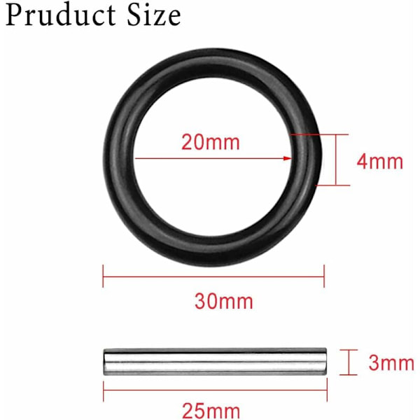 28 deler slagverktøy ring og pakning, O-ring, sett med pinner og pakninger for 1/2\" stikkontakter, slagverktøy tilbehør, slagverktøy tilbehør (14 Pa