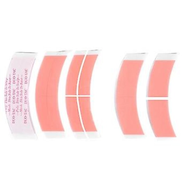 72 stk/lot Duo Tac Blonde Parykk Dobbeltsidig Tape Slitting Line H Extens Strips For Toupe