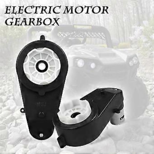 2 stk. Gearkasse til børne-elbil 550 12V Motor 40000RPM Elmotor med gearkasse Højhastigheds RS550 DC Motor Match