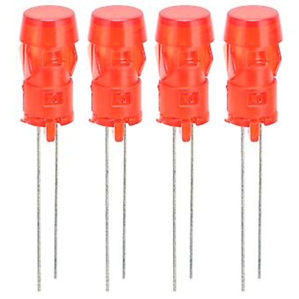 20 st 3mm DIY LED-diod Bärbara ljusdioder för vetenskapsprojekt Experiment Rött ljus