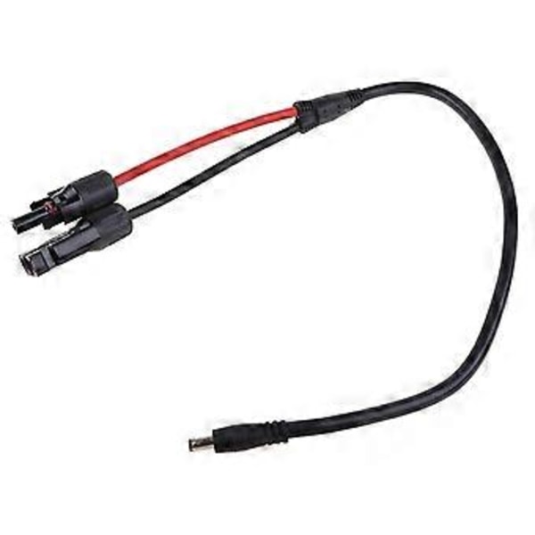 DC5521 Solpanel Konnektor Solcelle Inverter Konnektor Solenergi 0.5m Adapter