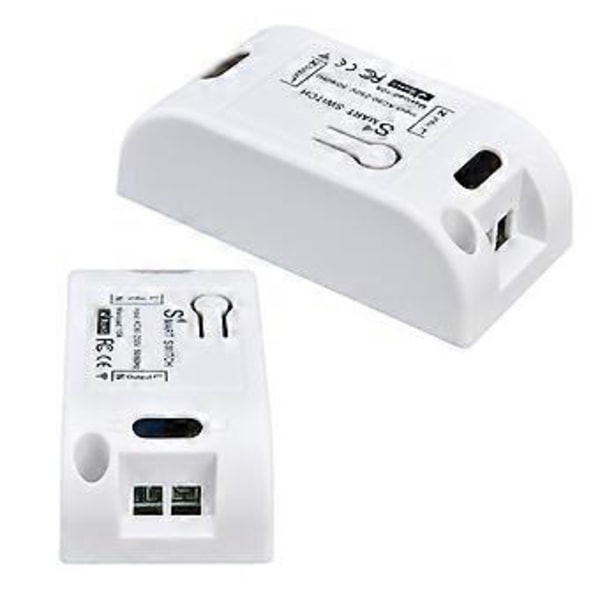RF 433Mhz Smart Switch WIFI Nettverk Fjernkontroll Timerbryter Kontroller AC90250V 10A 2200W
