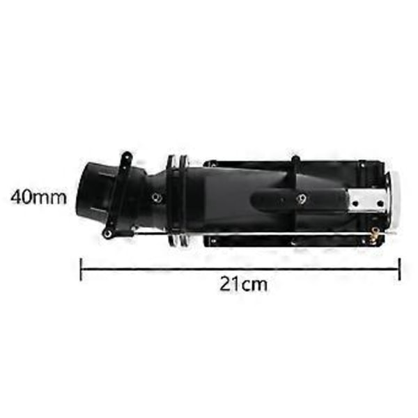 40 mm vannjet-thruster kraftsprøytepumpe vannjetpumpe med 3-blads propell passer 775 motor for RC jetbåt