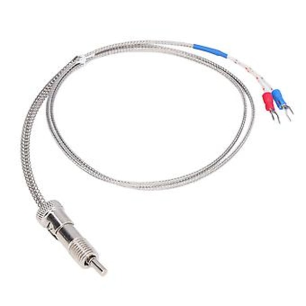 K Typ Termoelement Nickel Silikon Kompressionsfjäder Termoelement för Temperatursensor M12 1m