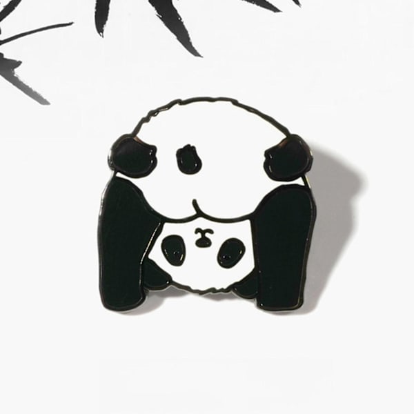 Emaljpin för män och kvinnor Panda Slipstift Badge Brosch Pargåva Anime Pins
