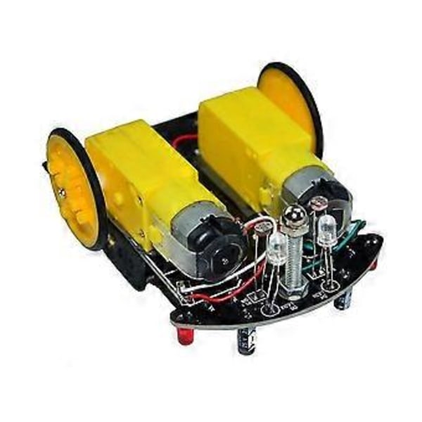 WDT2-1 DIY Älykäs Viivanseuranta Älyauto Sarja TT Moottorilla DIY Juotosprojekti Älykäs Partioauto Osat