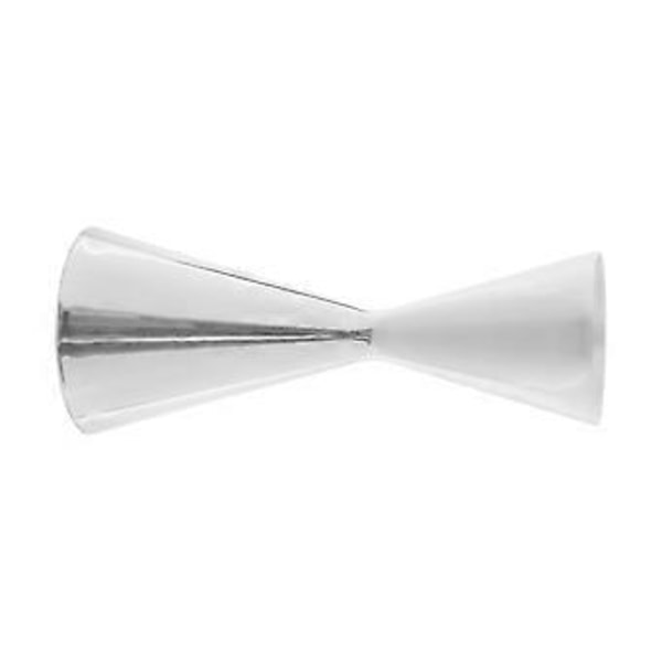 Målekop i rustfrit stål, dobbelt hoved, bar, fest, vin, cocktail shaker jigger 60 ml