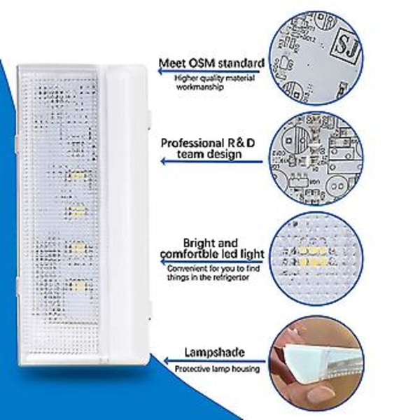 Wpw10515057 W10515057 LED-valo jääkaappiin