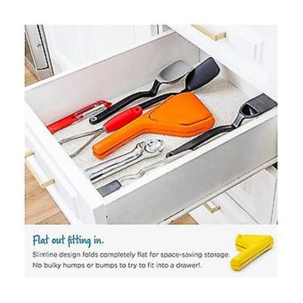 Lemon Fluicer, lett å klemme sitronpresse, presse som kan foldes flat for plassbesparende oppbevaring.(gr